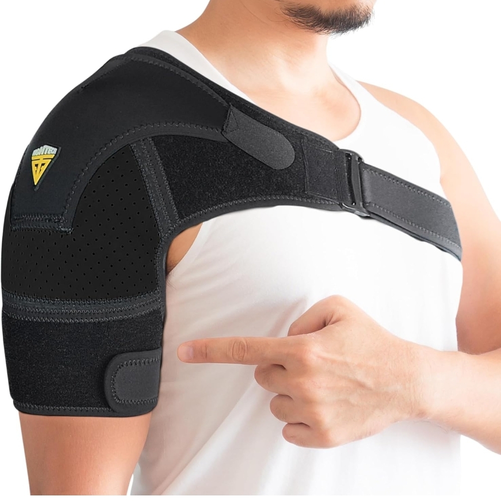 Fightech Black Shoulder Support Brace